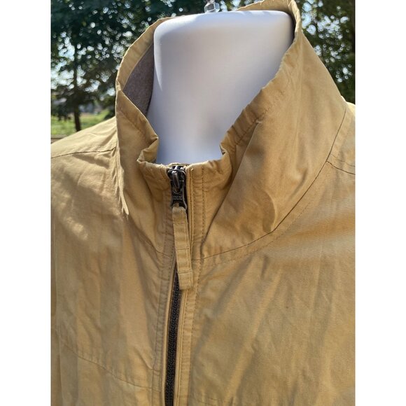 Timberland Mens L/G Tan Nylon & Cotton Full-Zip Jacket - Picture 6 of 8